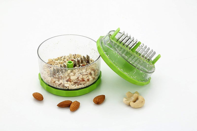SITCO Garlic Cutter Onion Chilli Ginger Dry Fruit Multi CrusherVegetable Chopper Random Color  - Image 2