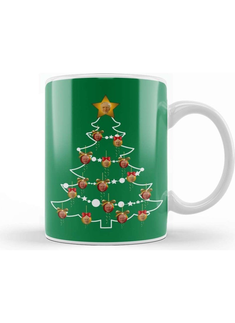 Baskı Dükkanı - Print Shop Jeremy Corbyn Labour Party Christmas Tree Baubles Mug Porcelain - Image 1