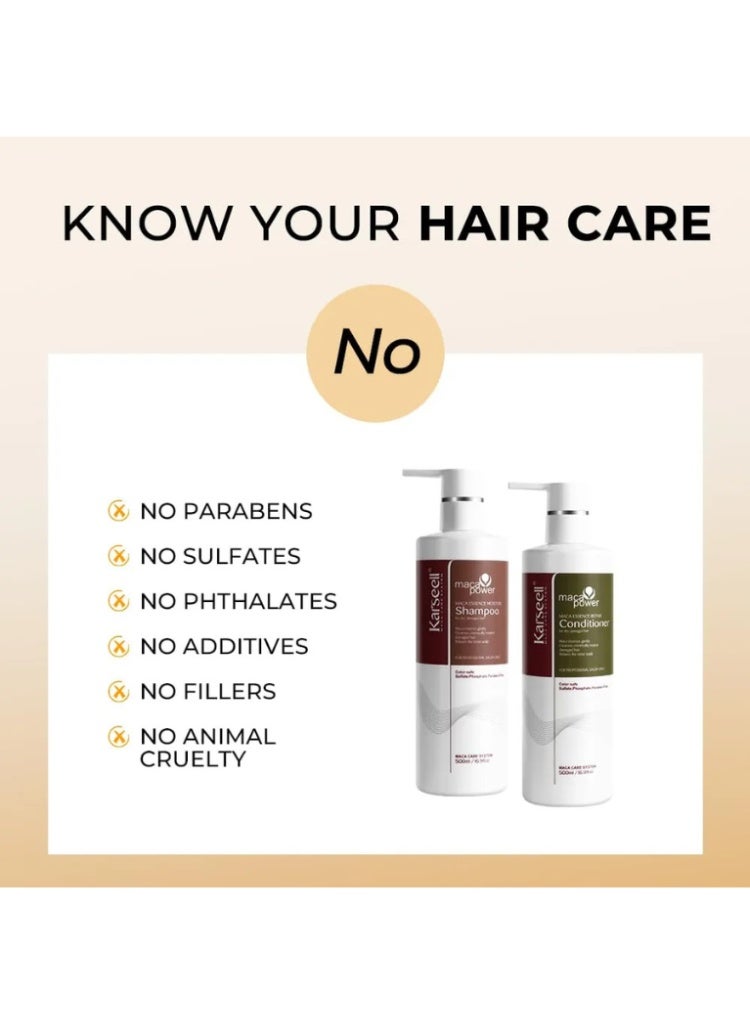 Karseell Dry, Damaged & Breakage-Prone Hair Repair – Karseell Collagen Shampoo + Conditioner Set for Strength, Smoothness & Deep Nourishment - Image 4