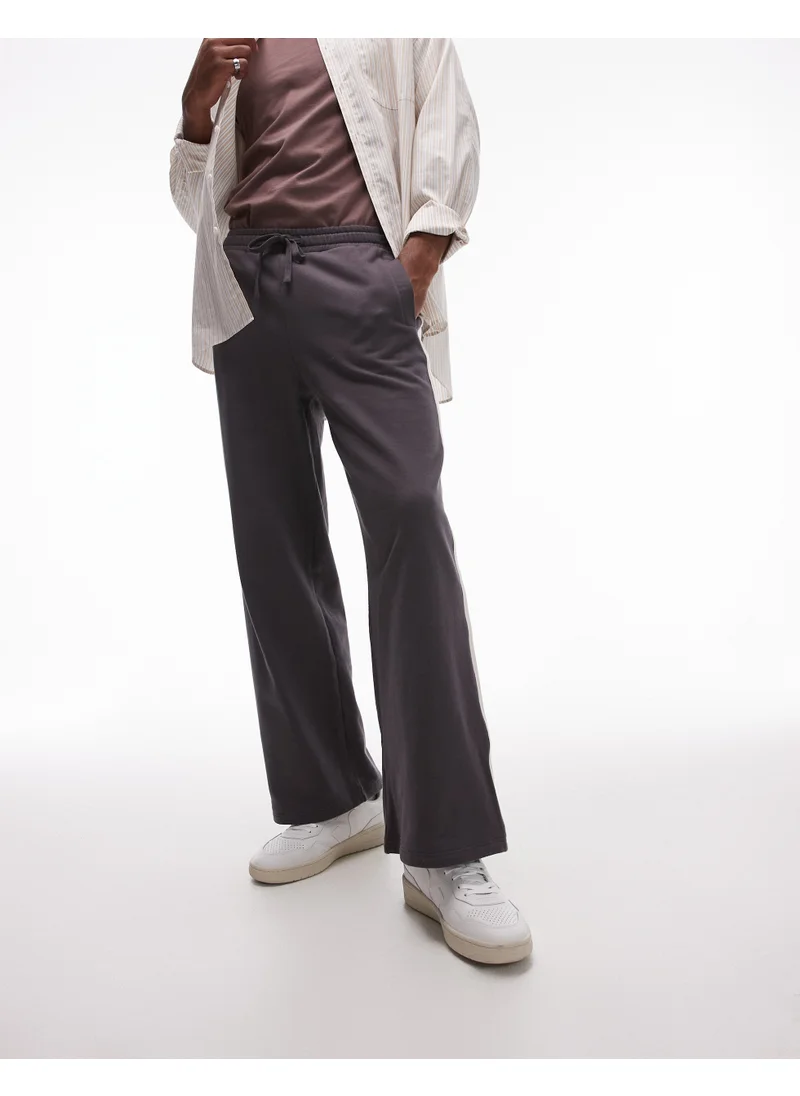 TOPMAN Baggy Leg Jogger With Contrast Side Stripe