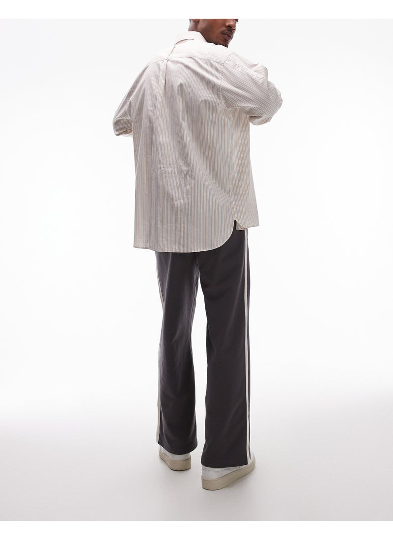 TOPMAN Baggy Leg Jogger With Contrast Side Stripe  - Image 2