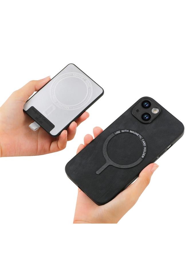 زبون جراب هاتف جلدي بتصميم كلاسيكي قابل للفصل مع بطاقة مغناطيسية لهاتف iPhone 11 Pro - Image 4