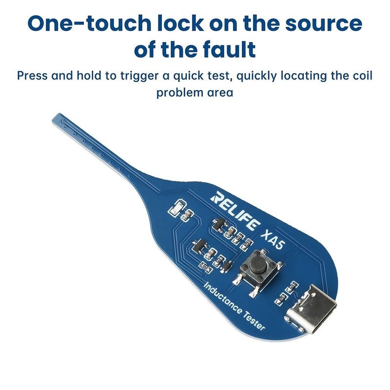 XA5 Inductance Tester Motherboard Coil Electromagnetic Module Type C Interface 1pc - Image 5