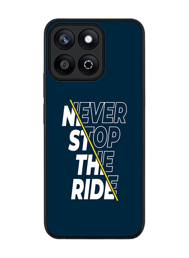 Stylizedd For Honor X7c 4G Case,Slim fit Camera Protection, Shockproof Thin Phone cover  - Never stop the ride  - Image 1