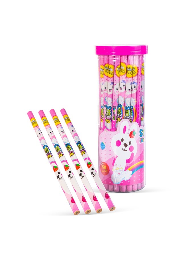 Eazy Kids Eazy Kids HB 50pcs Pencil - Pink - Image 2