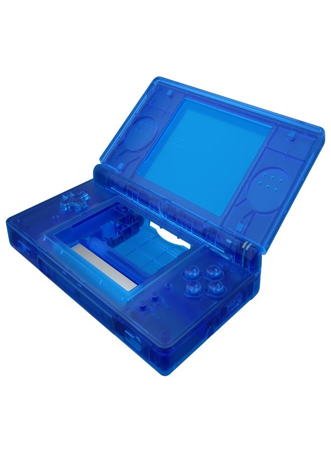 eXtremeRate Replacement Housing Case for Nintendo DS Lite NDSL, Full Case & Buttons & Screen Protector Shell Accessory for Nintendo DS Lite Handheld Game Console - Console Not Included Transparent - Image 1