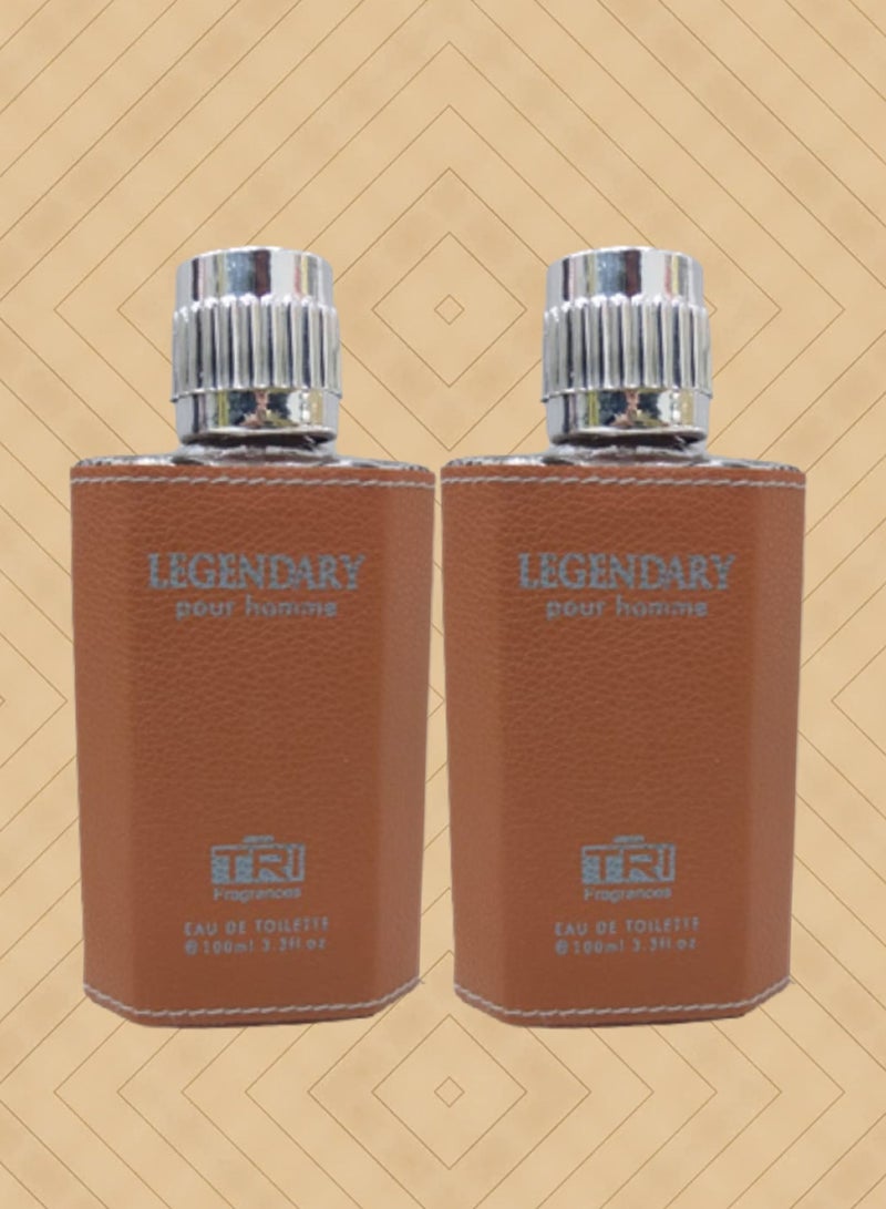 تي أر آي 2 قطع عطر ليجنداري 100 مل EDT - Image 1