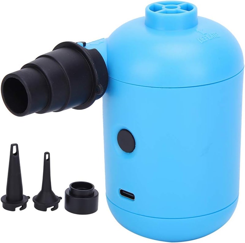 HT - 426 USB Electric Air Pump, DC5V Portable Inflator with 4 Nozzles for Inflatable Bed Boat Sofa, Compact Dual - Function Inflation and Deflation Pump for Indoor - Image 2