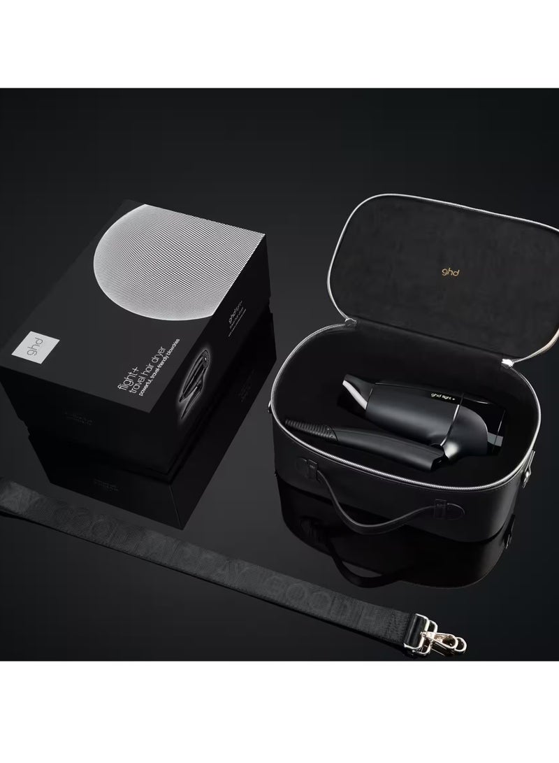 GHD Flight+ Mini Hair Dryer – 1300W Professional Portable Blow Dryer, Lightweight & Compact Design, Perfect for Travel & All Hair Types
