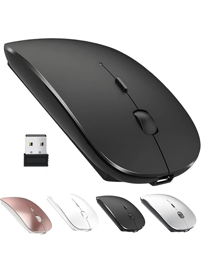 ماوس لاسلكي قابل لإعادة الشحن لأجهزة MacBook Pro وAir وماوس Bluetooth لأجهزة الكمبيوتر المحمولة وأجهزة الكمبيوتر الشخصية وأجهزة Mac وأجهزة iPad pro - Image 1