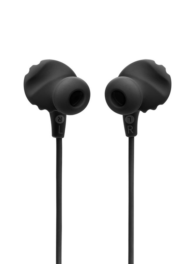 JBL Endurance Run 2 Waterproof Wired Sports In-Ear Headphones, Fliphook Design, Flexsoft Technology, Ipx5 Sweatproof, Hands-Free Calls, Magnetic Buds Black - Image 4