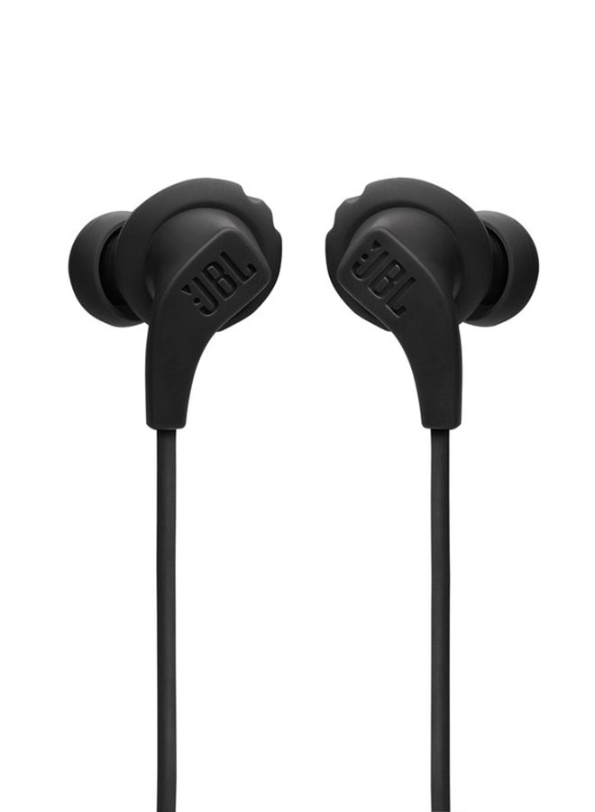 JBL Endurance Run 2 Waterproof Wired Sports In-Ear Headphones, Fliphook Design, Flexsoft Technology, Ipx5 Sweatproof, Hands-Free Calls, Magnetic Buds Black - Image 3
