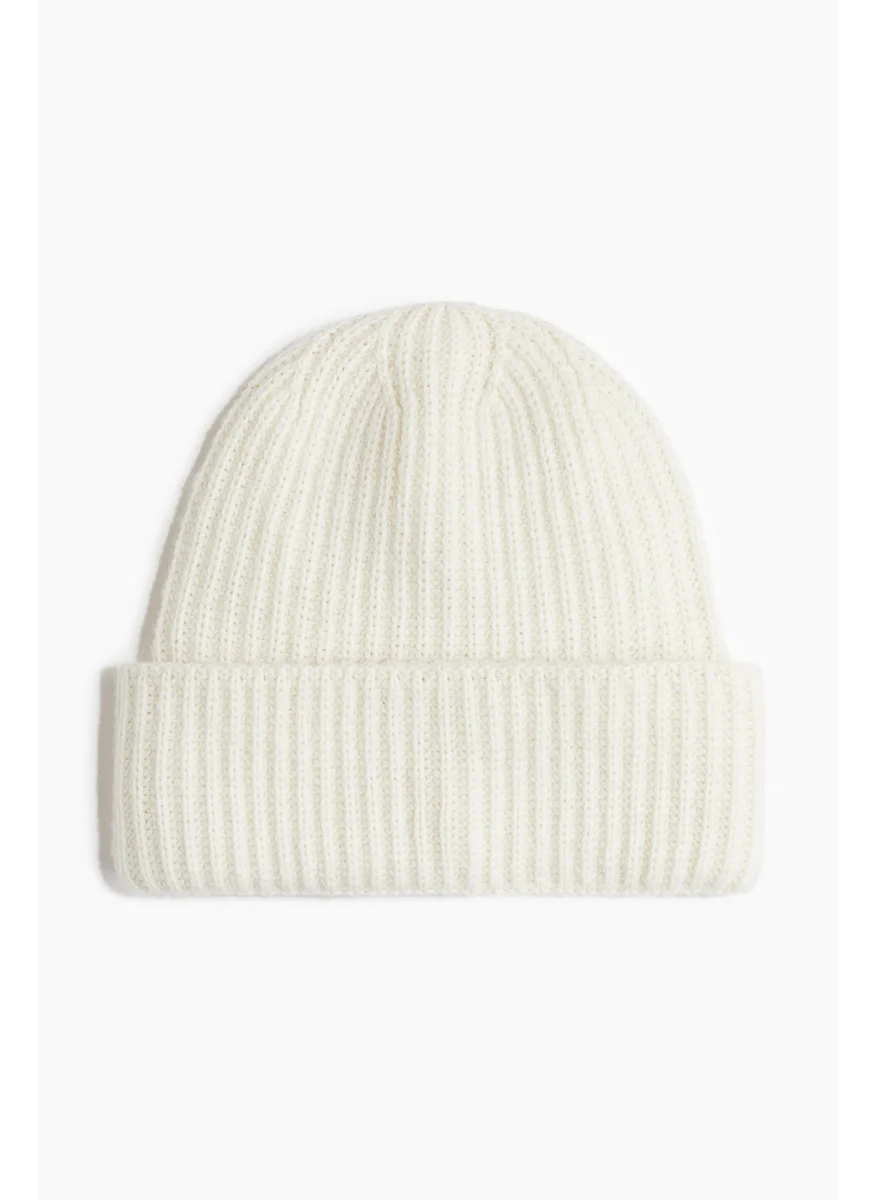 اتش اند ام Ribbed Wool-Blend Hat