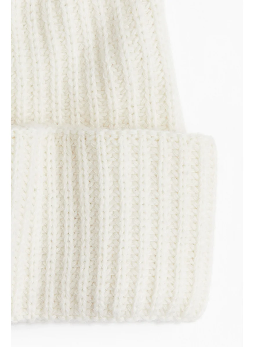 اتش اند ام Ribbed Wool-Blend Hat