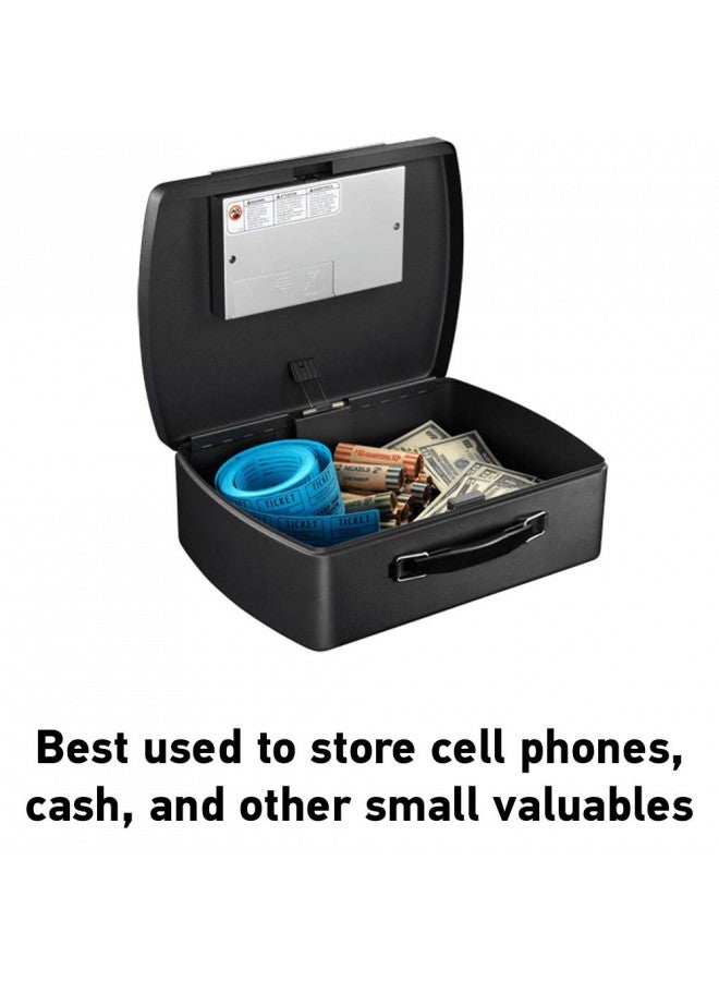 SentrySafe SentrySafe Portable Safe Box with Digital Keypad Lock, Small Steel Security Safe with Carrying Handle, 0.21 Cubic Feet, 4.4 x 13 x 10 Inches, P021E - Image 3