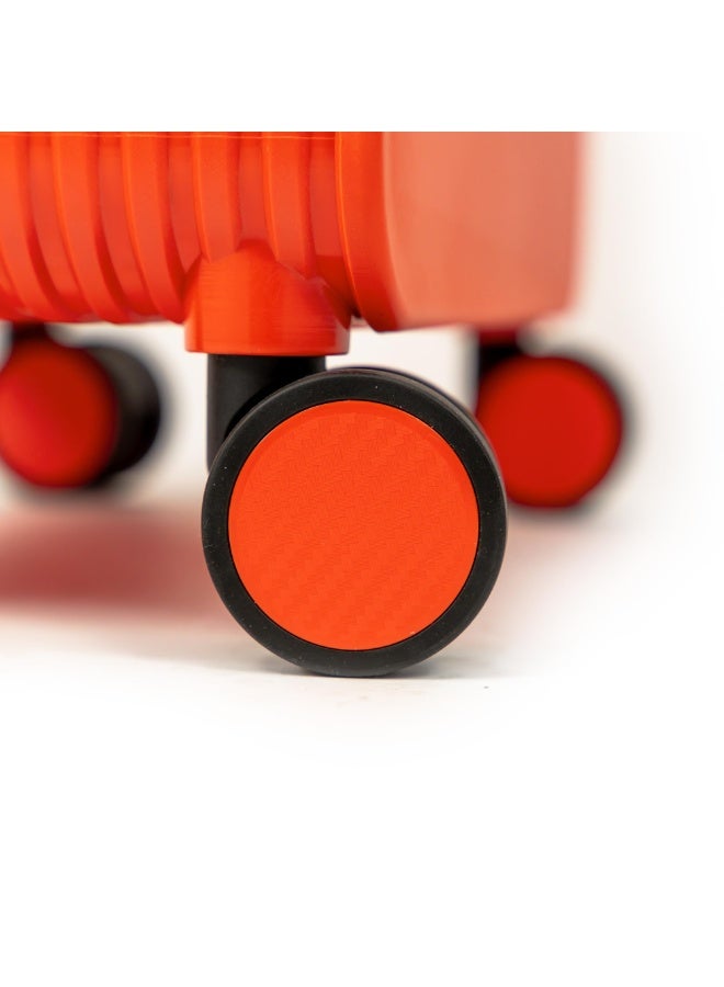 20 Inch Carry On Luggage 22x14x9 Airline Approved Lightweight PC Hard Shell Suitcases with Wheels for Travel Rolling Luggage (Orange) - Image 3