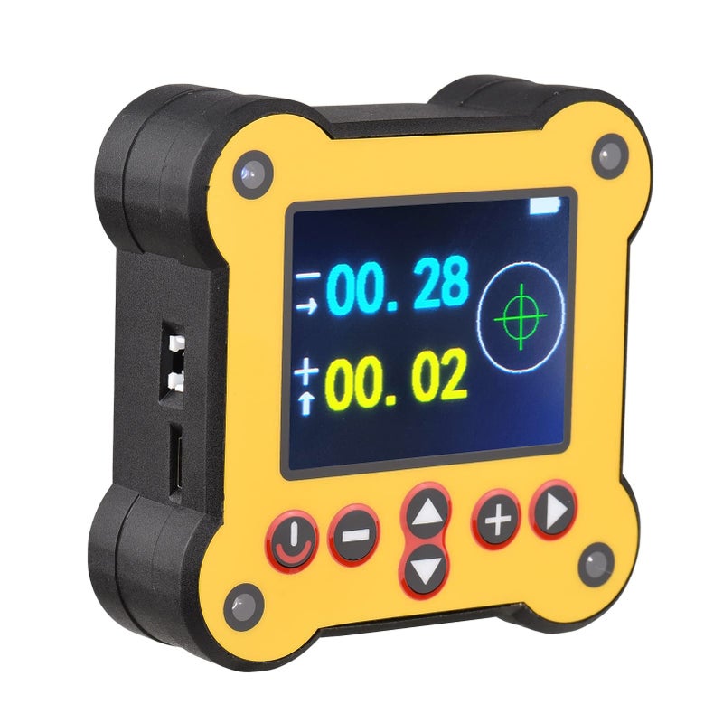 Dual Axis Digital Protractor Inclinometer 0 02 Degree High Precision 2 4 Inch Color Screen USB - Image 3