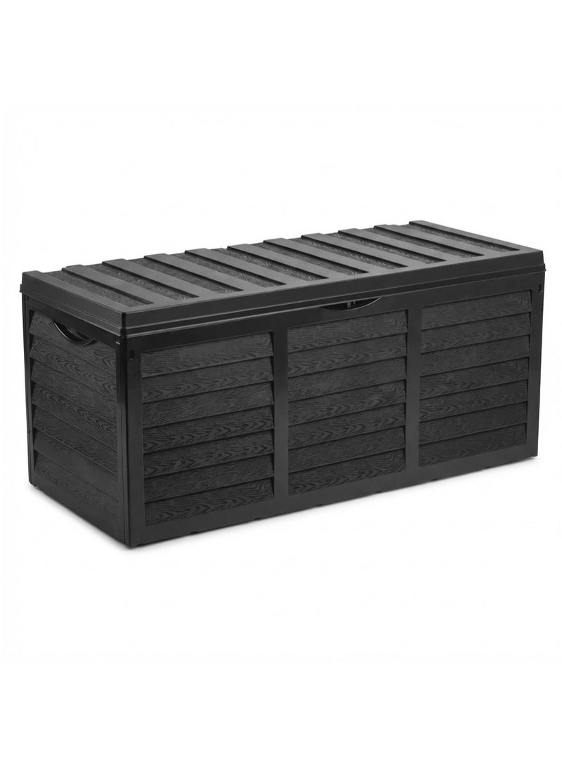 Divona Home Gulf LLC Divona Storage Box 320L – Waterproof & UV Resistant Storage Deck with Lockable Lid – Heavy Duty Garden & Balcony Storage Chest for Cushions, Pool & Patio – Easy Assembly – Sand & Heat Resistant - Image 1