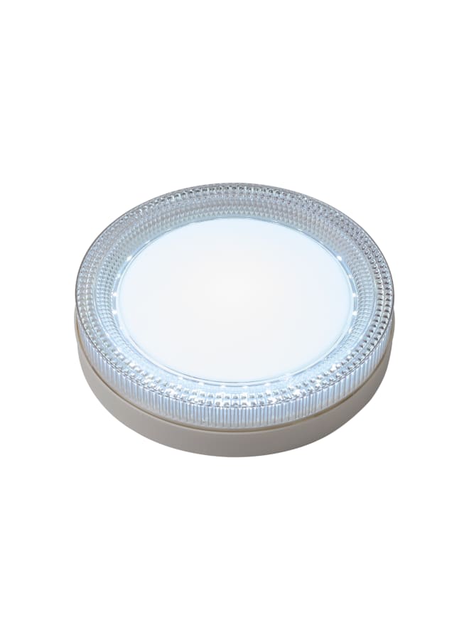 El Rawda Lighting 35W Crystal Panel Outdoor White Lighting With Blue Lighting Frame 23x23x4 cm