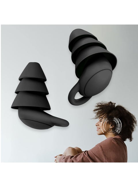 Silicone Ear Plugs for Sleeping Noise Cancelling, Soft Reusable Earplugs for Sleep, Ear Plug for Swimming Snoring Traveling Studying Working Mowing Loud Noise