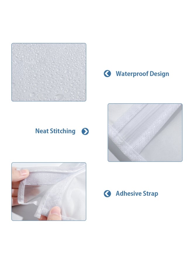 Loquat Hanging Garment Bag with Zipper Design Clear - Image 3