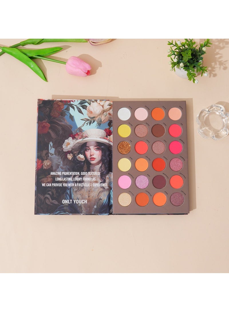 هويتك لوحة مكياج ظلال العيون وأحمر الخدود اللامعة بتصميم كتاب - Image 4