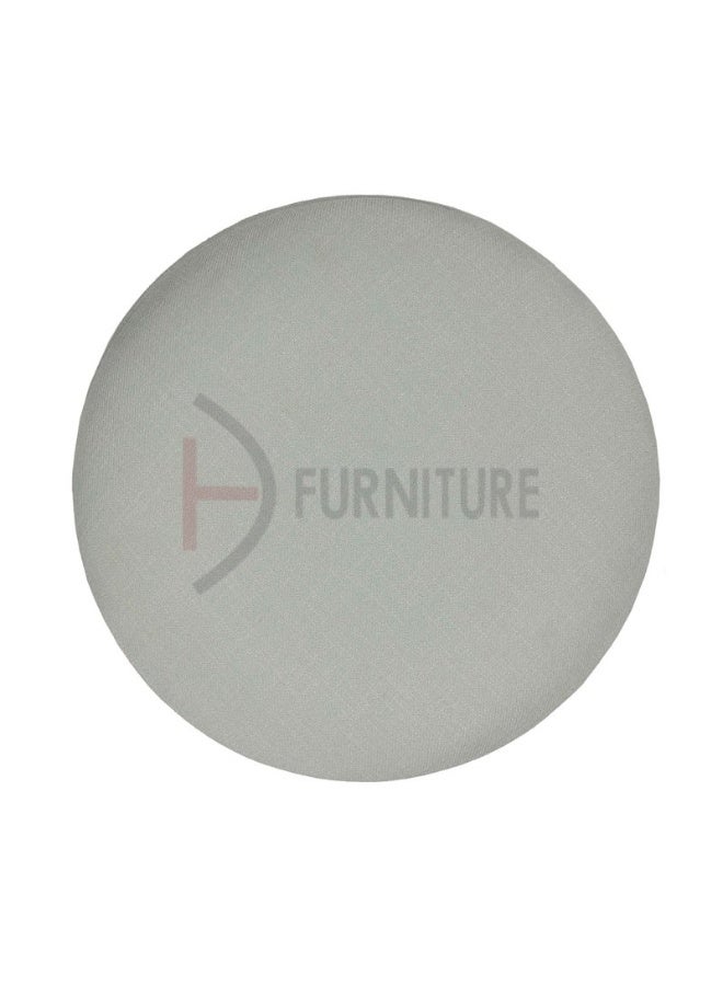 DIVINE FURNITURE Plain Round Storage Ottoman Bench  - Image 3