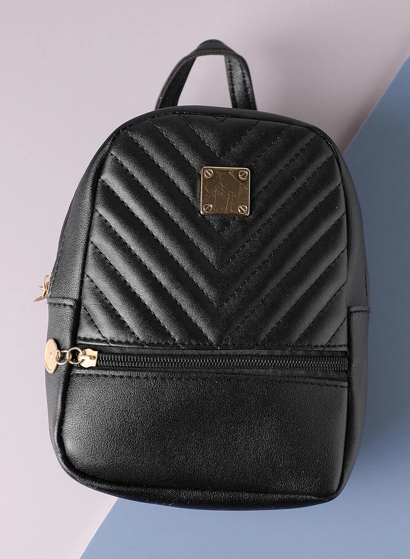 Haute Sauce Erika Black Backpack