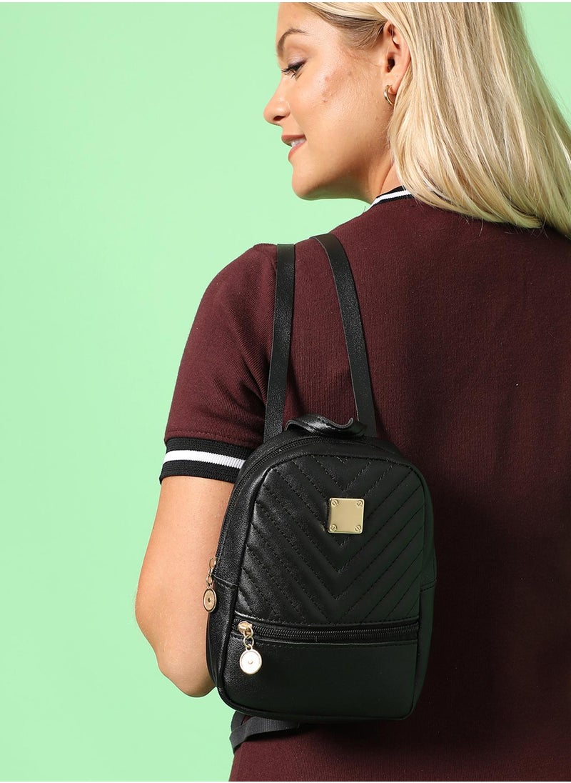 Haute Sauce Erika Black Backpack  - Image 5