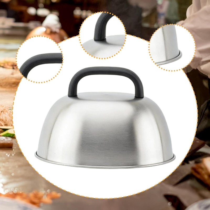 Cheese Melting Burger Cover Stainless Griddle Accessory Hamburger - Image 2