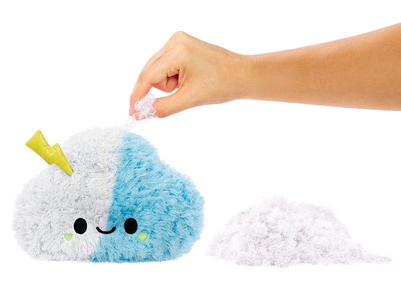 Fluffie Stuffiez دميّة فلوفي ستافيز سحاب صغيرة قابلة للجمع - كشف مفاجئ عند فتح العلبة مع تجربة لمسية مريحة، ناعمة للغاية - Image 1