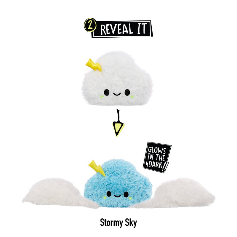 Fluffie Stuffiez دميّة فلوفي ستافيز سحاب صغيرة قابلة للجمع - كشف مفاجئ عند فتح العلبة مع تجربة لمسية مريحة، ناعمة للغاية - Image 3