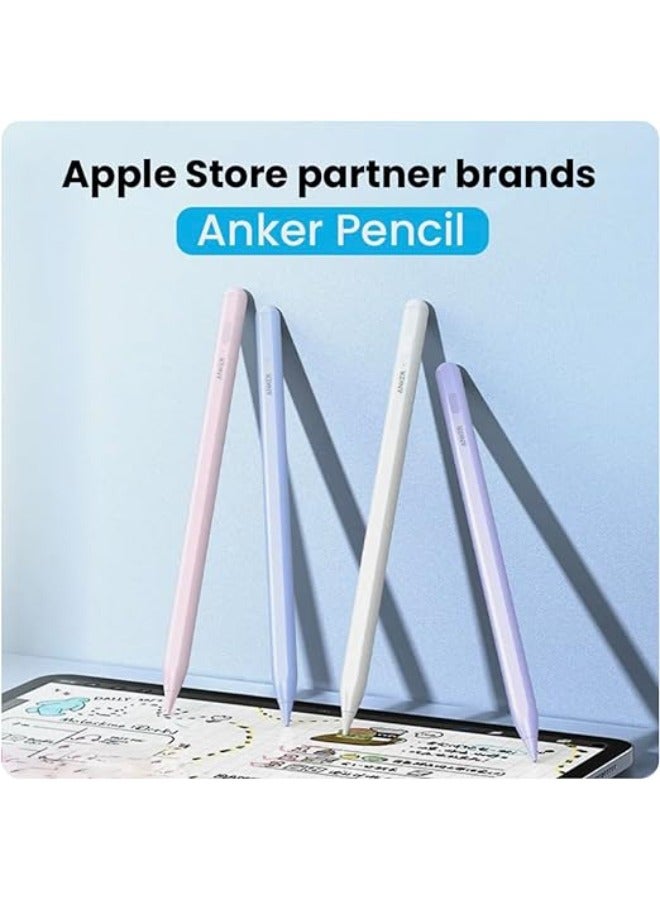 Anker Pencil Drawing Stylus Pen Capacitive Pencil Screen Pen For Apple iPad/iPad Pro/Air/mini Purple - Image 2
