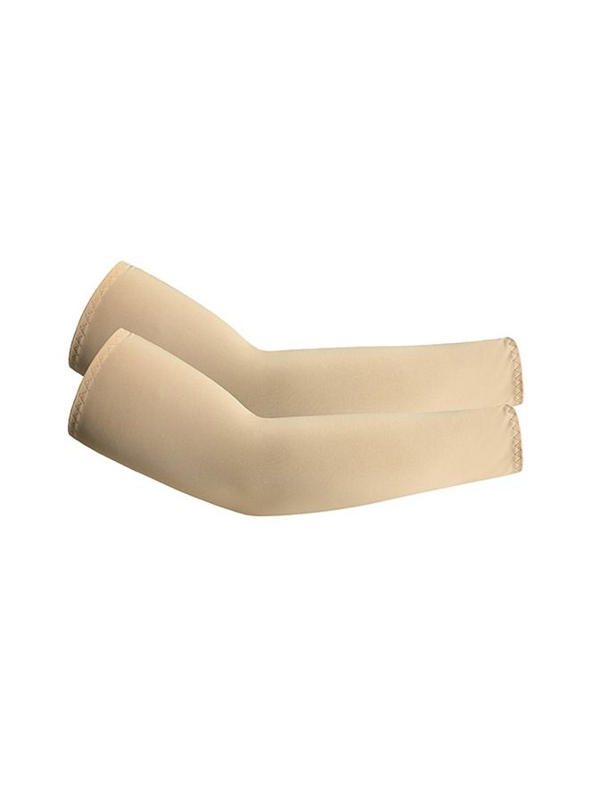 Umiwin Pair of Long Gloves Scar Covering Arm Sleeve Ice Silk Sunscreen Arm Sleeve Sunscreen UV Protection  - Image 1