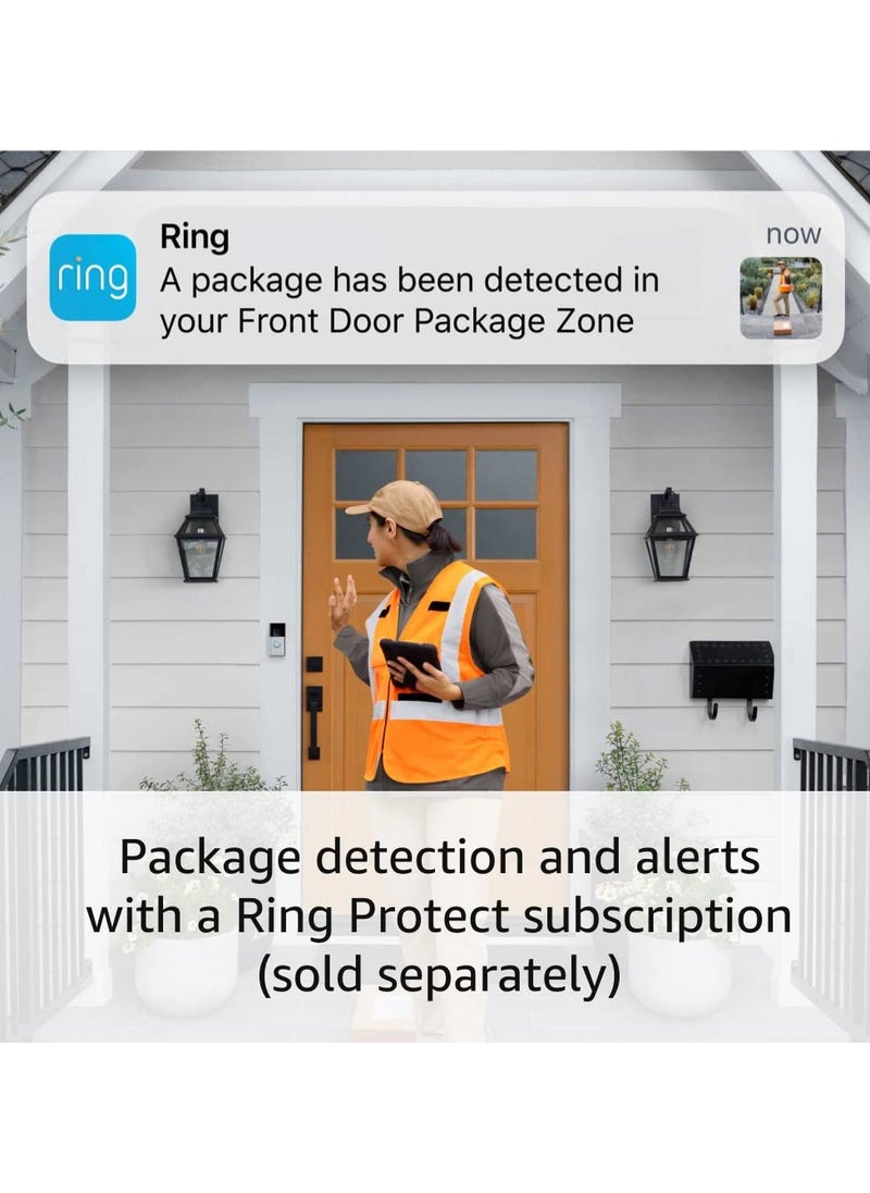 Ring Ring Battery Doorbell Plus | Head-to-Toe HD+ Video, motion detection & alerts, and Two-Way Talk  - Image 4