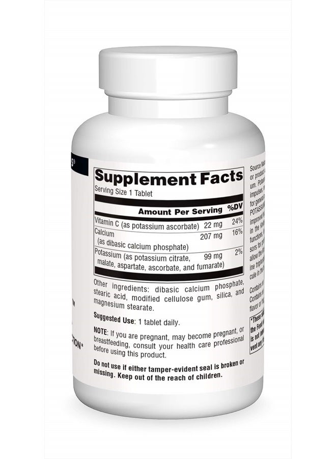 Source Naturals Ultra Potassium 99 mg Maintains Muscle & Nerve Function - Dietary Supplement - 200 Tablets - Image 3