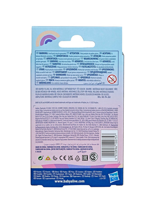 Baby Alive - Baby Alive Doll Diaper Refill Includes 4 Diapers Toys Accessories For Kids Ages 3 Years Old And Up - Image 1