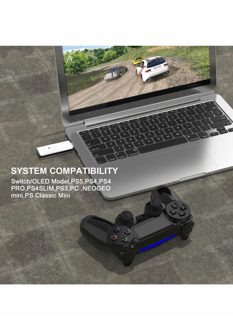 Y&D Wireless Controller Adapter, USB Coverter for PS5 4 Windows Nintendo Switch OLED, Converter Suitable Xbox Series X S Controller, One Elite  - Image 5
