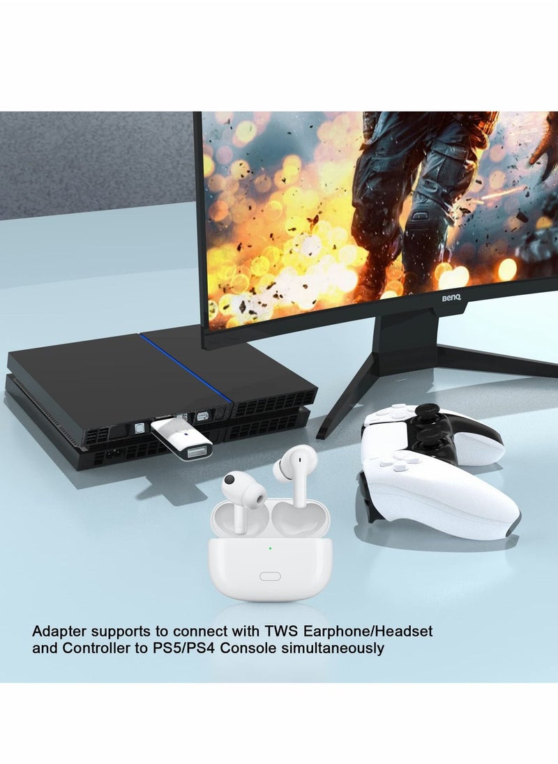 Y&D Wireless Controller Adapter, USB Coverter for PS5 4 Windows Nintendo Switch OLED, Converter Suitable Xbox Series X S Controller, One Elite  - Image 4