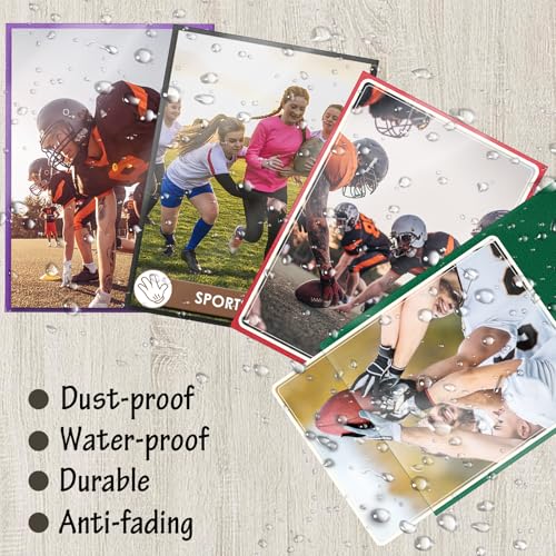 Kitoyz 500Pcs Trading Card Sleeves, Matte Top Loading Sleeves for Standard Cards 2.5Inch X 3.5Inch, Card Protector Sleeves for Baseball Card,Sports Cards,Game Card (5 Colors) - Image 4