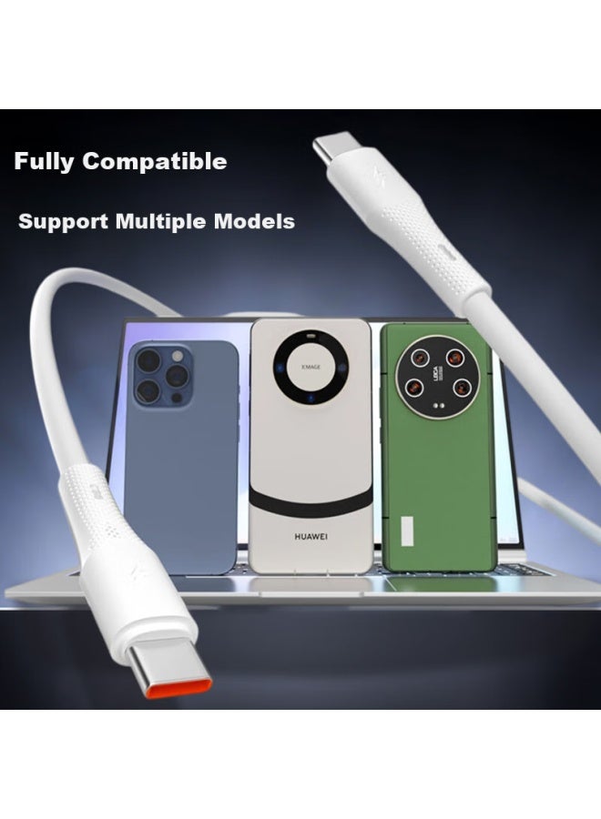 Jplayer C-c Silicone Cable 3a Huawei 100w Pd 20w White 1m - Image 4