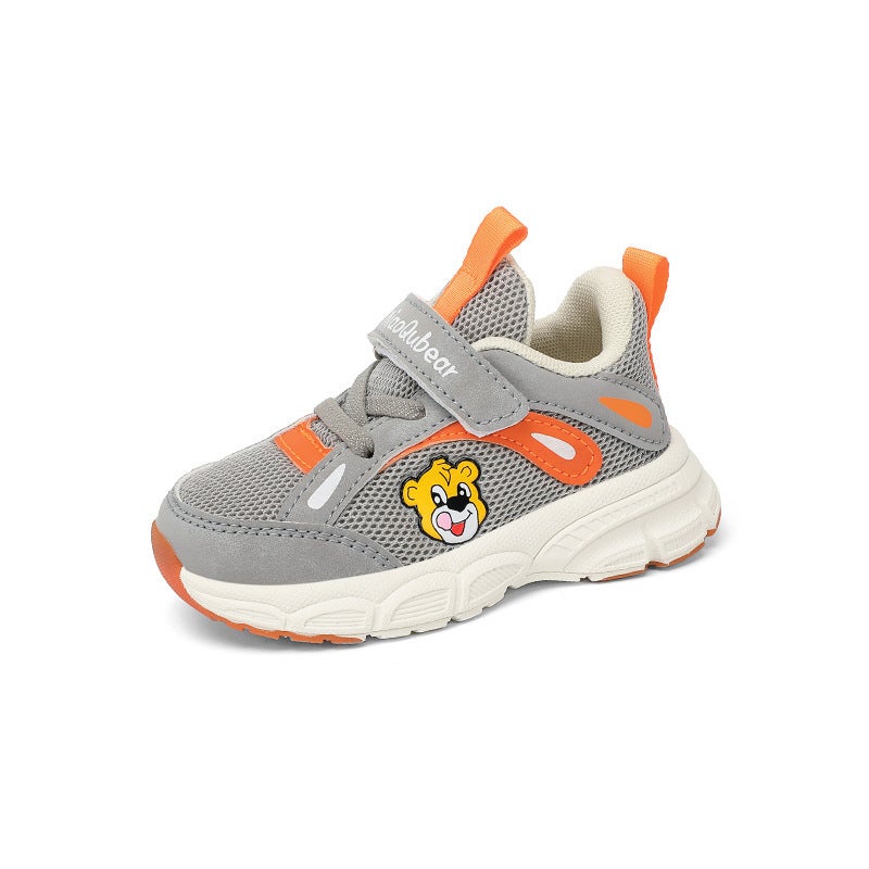 Mesh Sneakers Lightweight Flexible Sole Walking Shoes For Kids Indoor And Outdoor Activities - Image 1