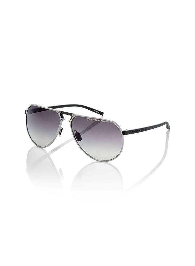 Porsche Design نظارة شمسية بايلوت للرجال - P8938 B 64 - مقاس العدسة: 64 مم  - Image 1