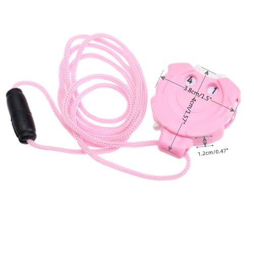 dophee Knitting Row Counters, Mini Pink Plastic Knit Yarn Stitch Crochet Row Counter Knitting Needle Marking Tool - Image 2
