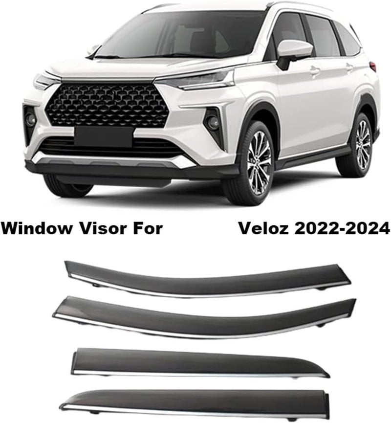 Vuzmode Side Window Visor for Toyota Veloz 2022-2024 - Image 4