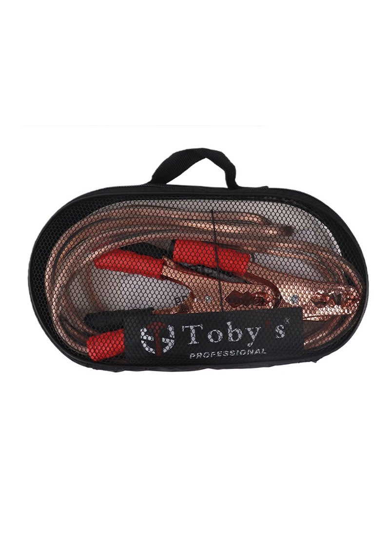 توبيز كابلات توصيل السيارات توبي BC-600 بقوة 600 أمبير وطول 2.5 متر | كابلات دفع ثقيلة | كابلات بدء الطوارئ للسيارة والشاحنة مع حقيبة للحمل - Image 3