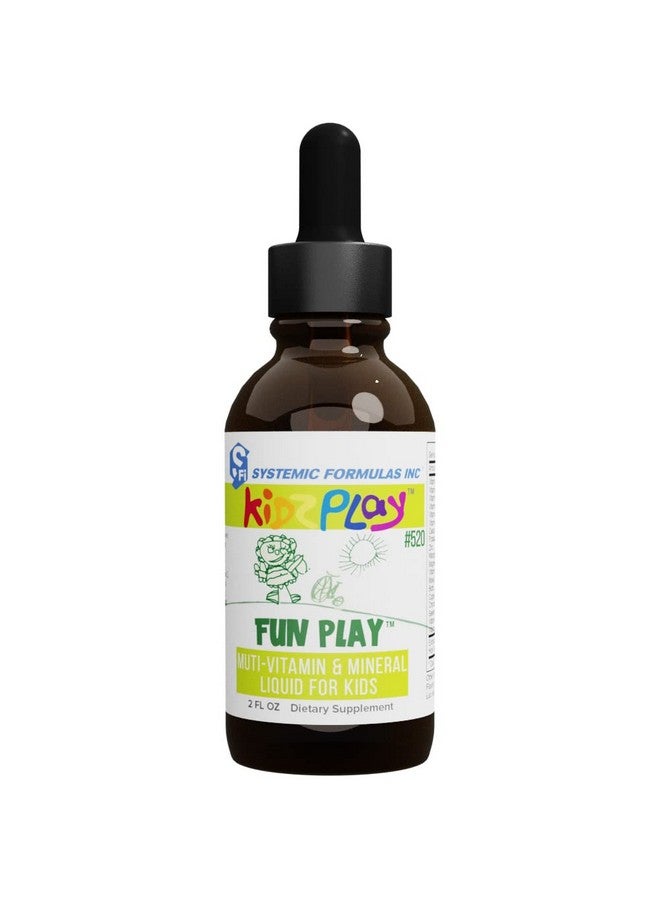 Systemic Formulas Fun Play - Support Children's Everyday Health and Wellness, 2 FL OZ Kidz Play #520. Multi-Vitamin-Mineral-Liquid. - Image 1