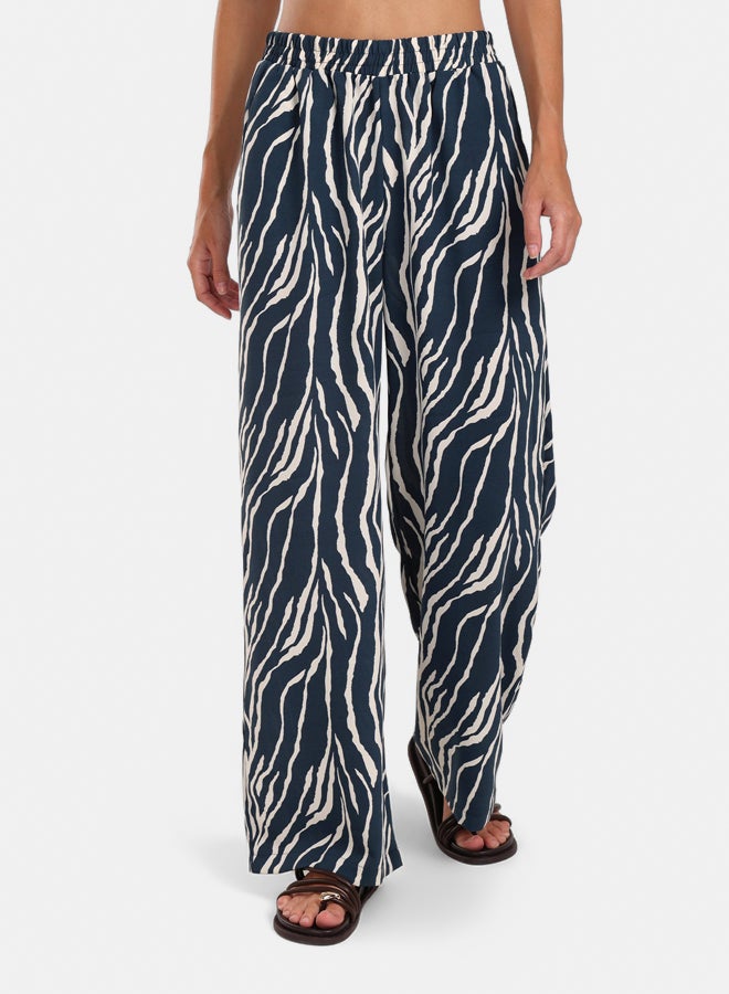 Clue Zebra All Over Printed Pants  - Image 1