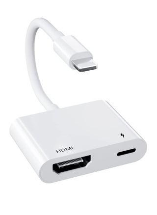 Lightning to HDMI Adapter,Digital AV Adapter iPhone,iPad to HDMI,(No Need Power) 1080P Video & Audio Sync Screen Connector Compatible iPhone,iPad - pzsku/ZA83F3066783CBDE4CF4CZ/45/_/1710921209/1cbb689e-a453-4c13-8923-dc9a6d5f83e5