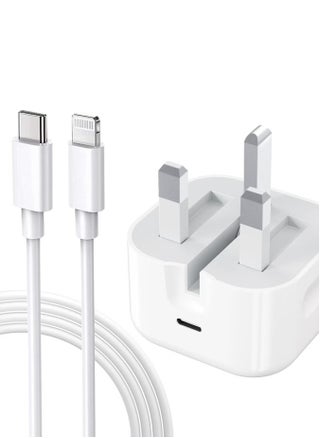 20W Fast Charger | USB C Wall Fast Charger with USB C to Lightning Cable Compatible with Lightning Port Devices - pzsku/ZA83F33E68A42CB878946Z/45/_/1732562772/429ebec1-b28f-4478-9771-eb397f3b4f1f